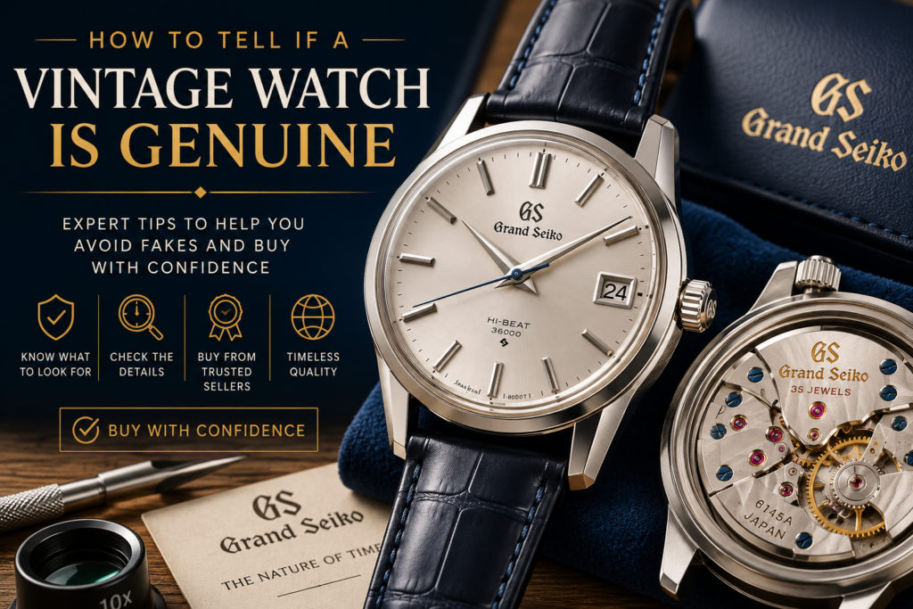 how to tell if a watch is genuine